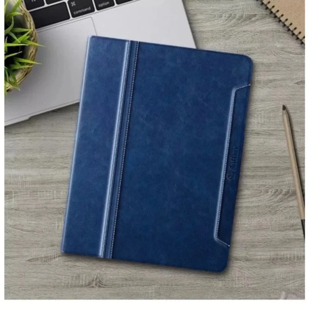 Antbox for iPad Pro 13 Inch Case M4(2024), Built-in Pencil Holder (navy)